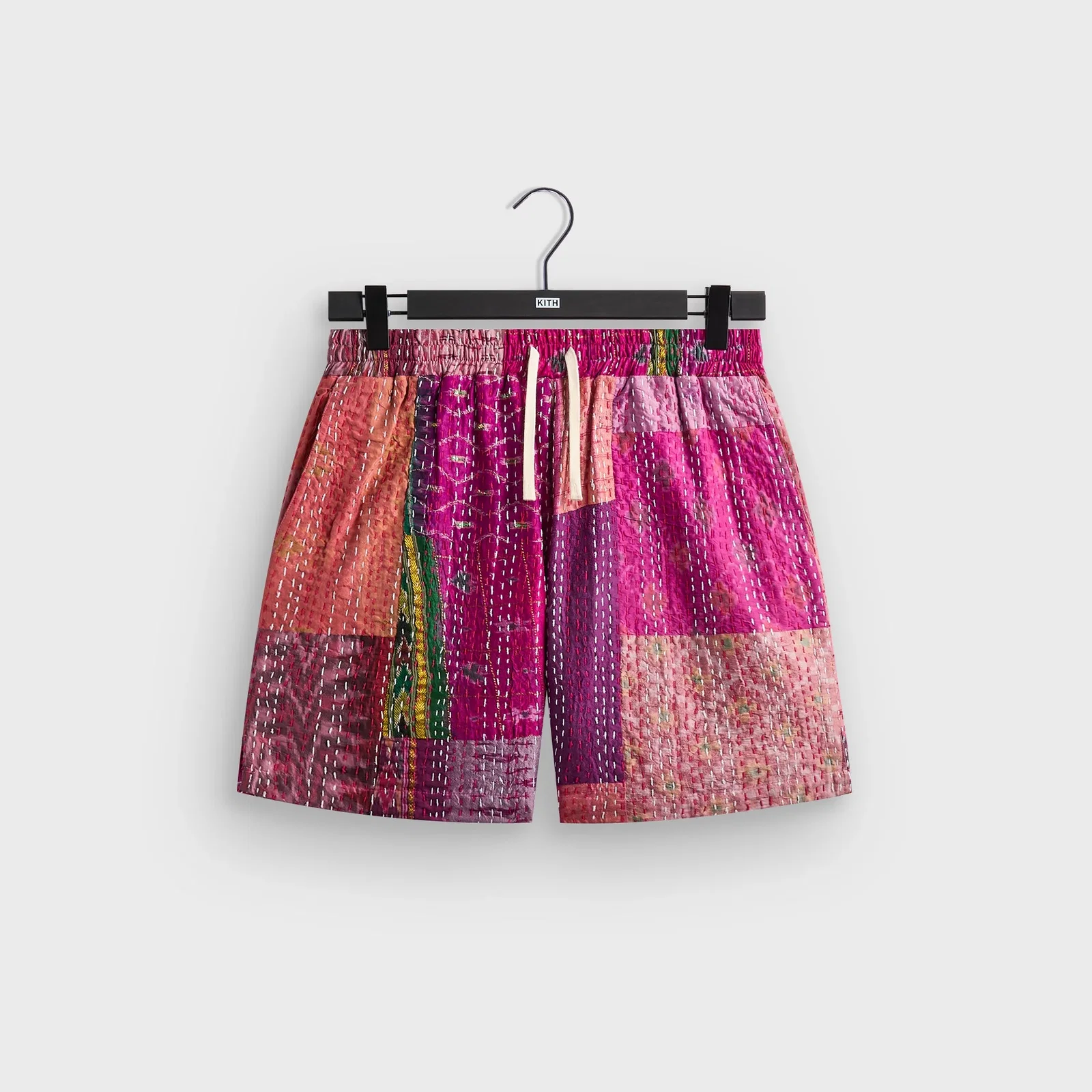 Image of &Kin Tal Patchwork Short - Pink / Multi