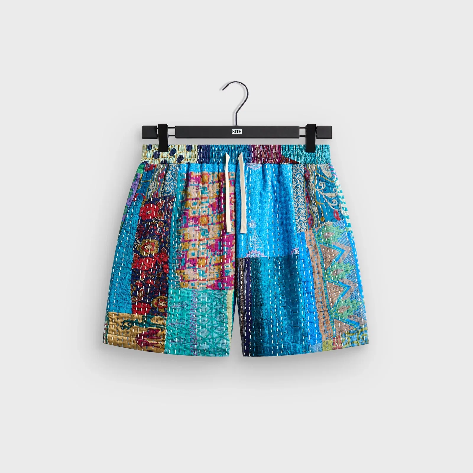 Image of &Kin Tal Patchwork Short - Pattern / Multi