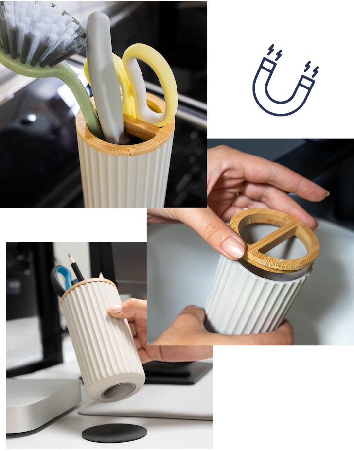 Magnetic Toothbrush Cup