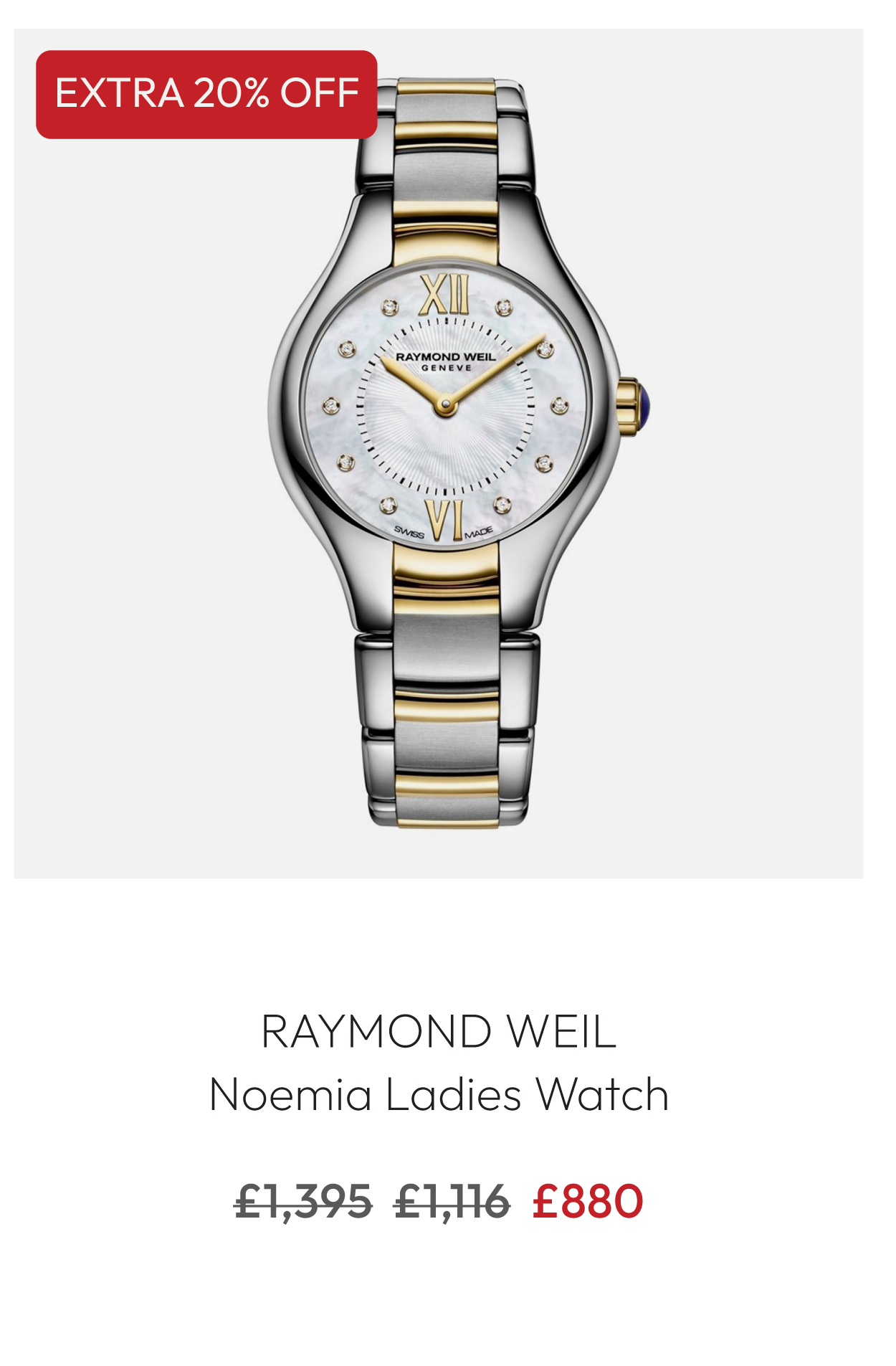 Raymond Weil Noemia Ladies Watch 5124-STP-00985
