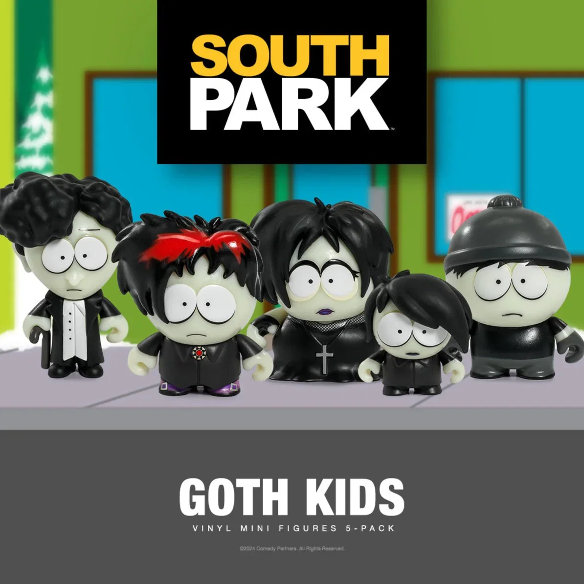 Image of South Park Goth Kids Vinyl Mini Figures 5-Pack