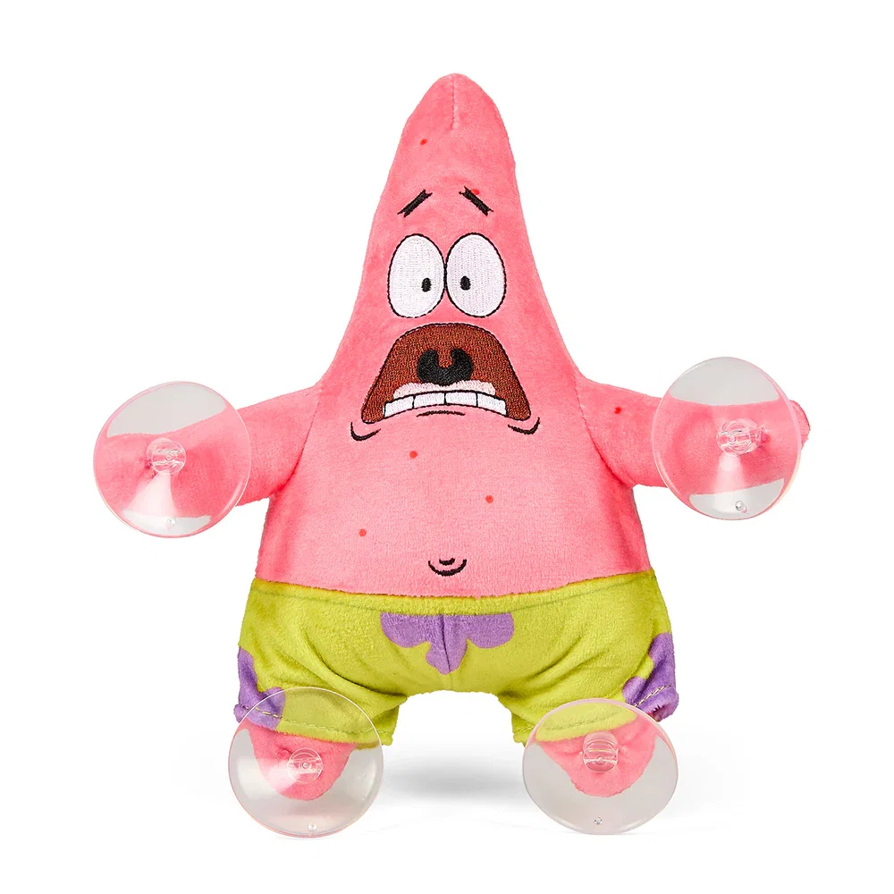 Image of SpongeBob SquarePants - 8" Plush Window Clinger - Scared Patrick