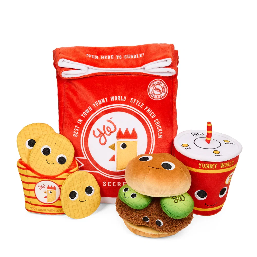 Image of Yummy World Chicken Sandwich Chicky Meal 11" Interactive Plush