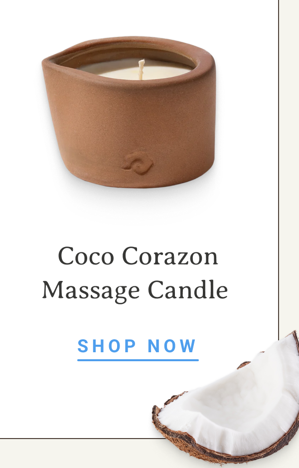 Coco Corazon Massage Candle | SHOP NOW