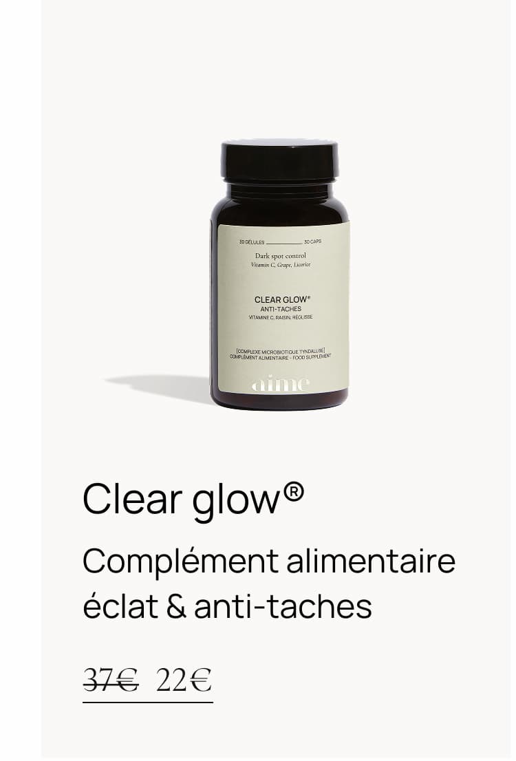 Complément alimentaire anti-taches, Clear Glow®