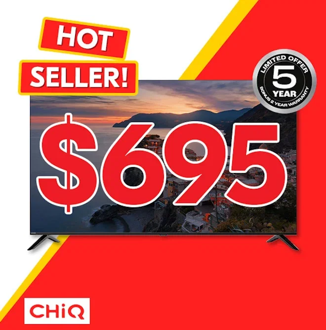 CHiQ 58" 4K QLED Smart Google TV