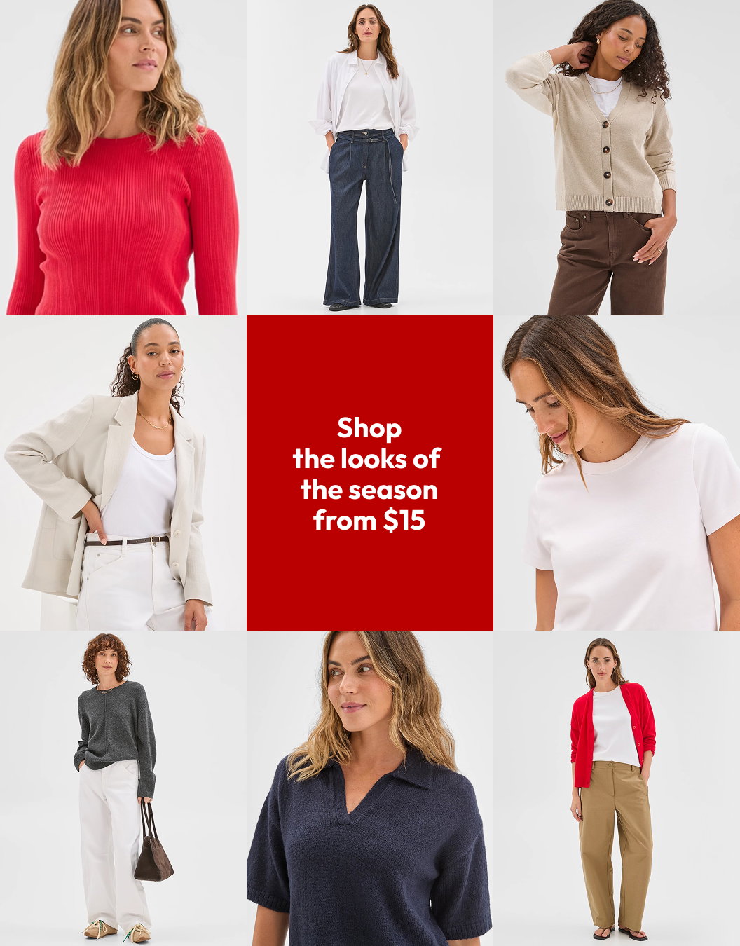 Shop the looks of the season from $15