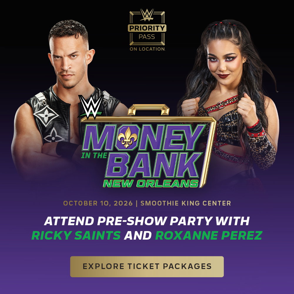 Money in the Bank VIP Packages on sale now