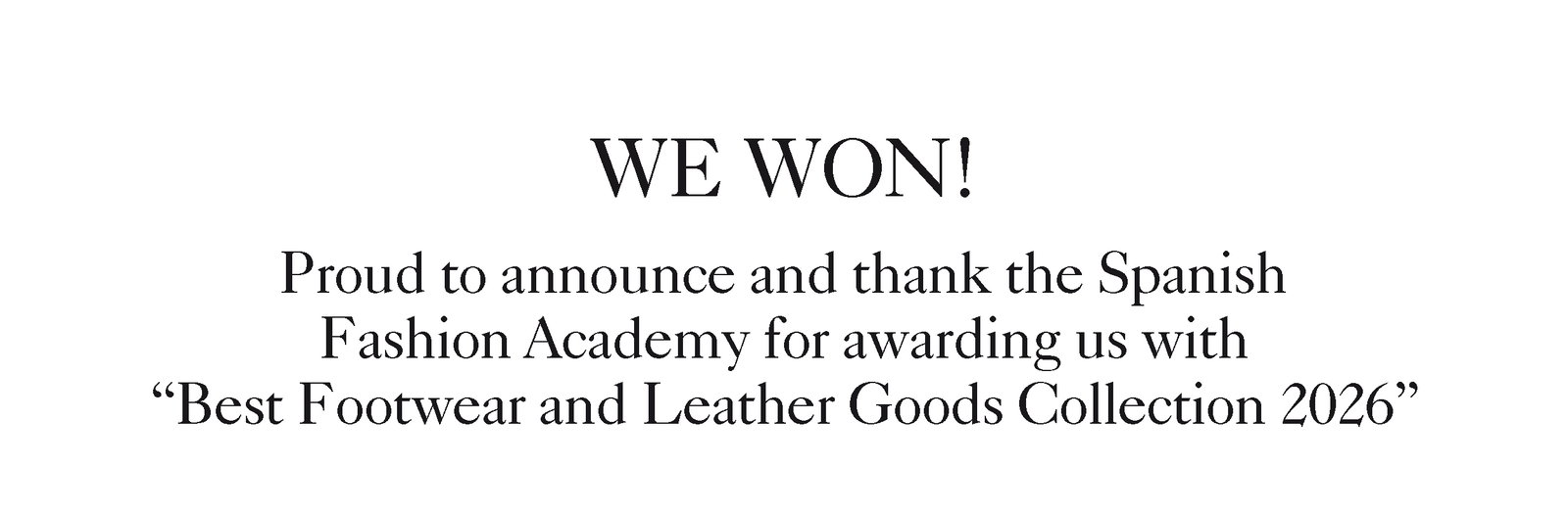 Spanish Fashion Academy Awards