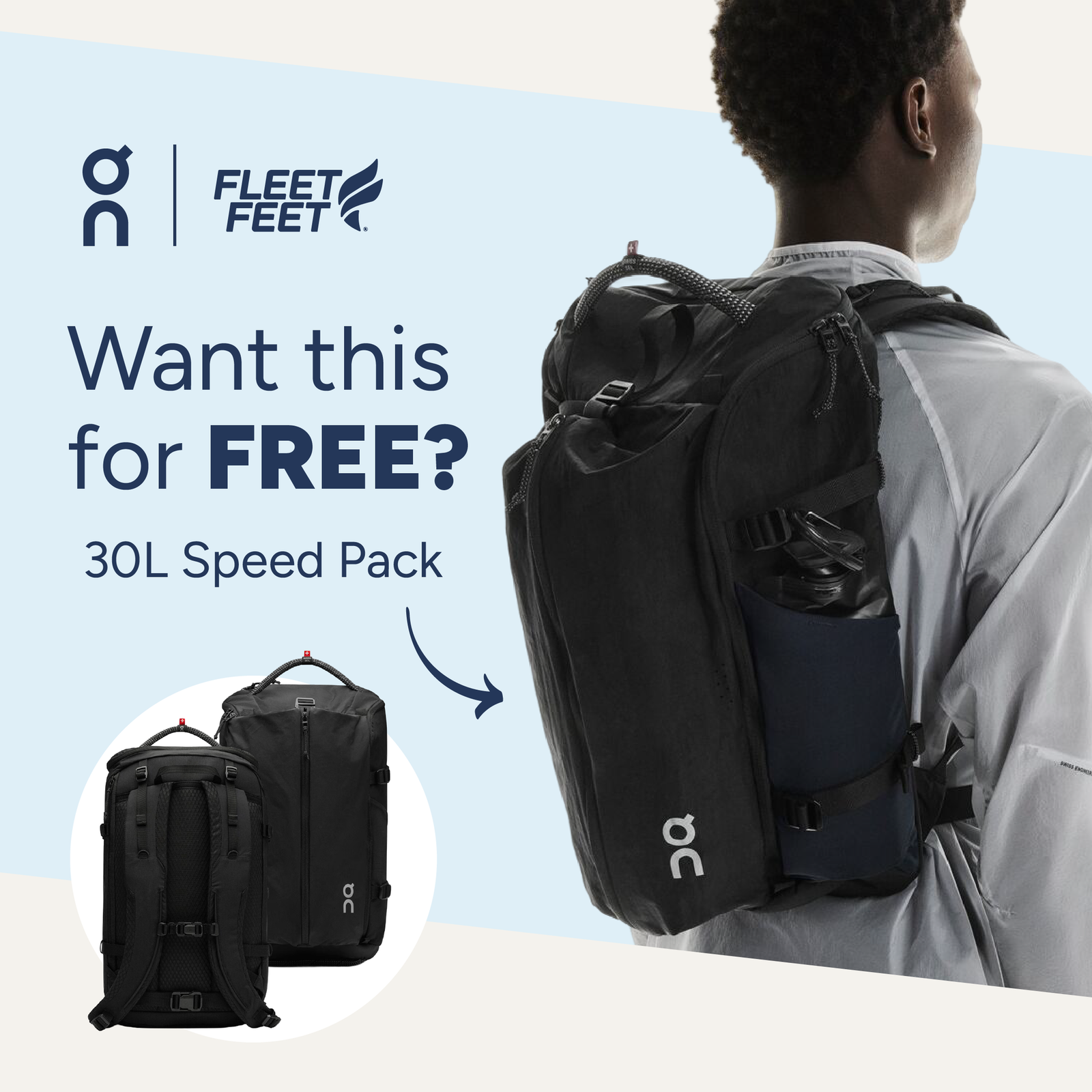 Want this for free? 30L Speed Pack