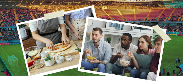 Your kitchen is the venue. Stoppage time, sorted. (Clickable link)