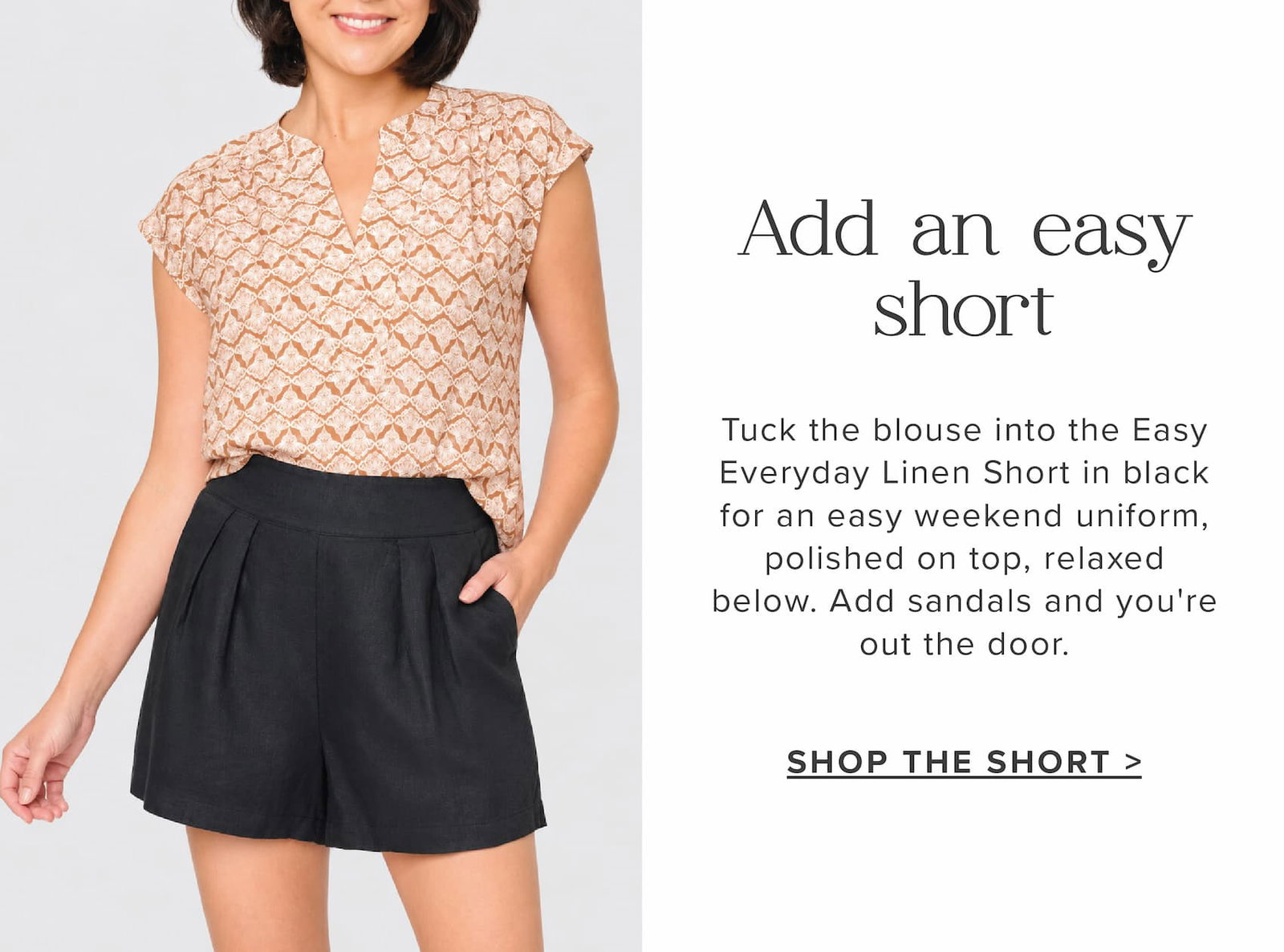 Add an Easy Everyday Linen Short