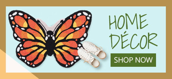 An image promoting stylish home decor pieces at Potpourri Gift. Shop wall art, collectibles, lighting and more!