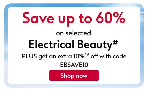 Save on electrical beauty!