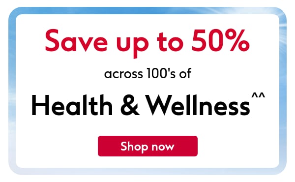 Save on health & wellness!