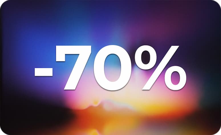 70% Off
