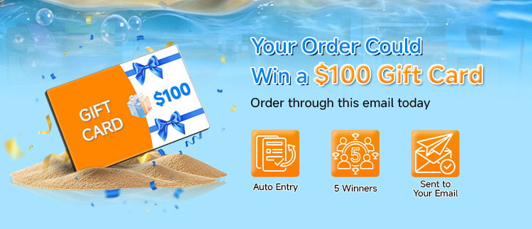 Your Order Could Win a $100 Gift Card