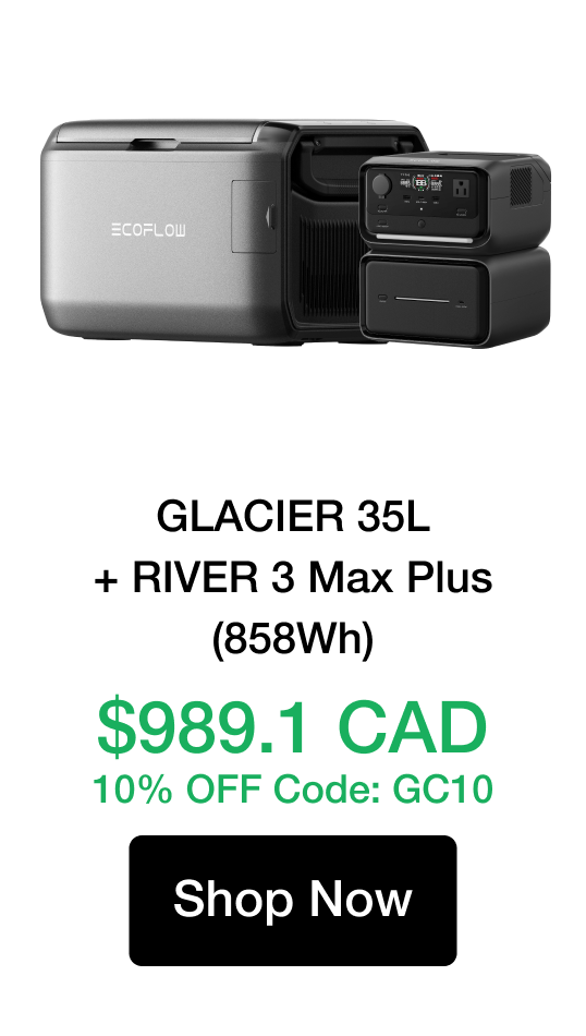 GLACIER 35L + RIVER 3 Max Plus $989.1 CAD 10% OFF Code: GC10