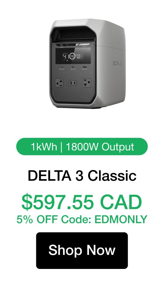 DELTA 3 Classic $597.55 CAD 5% OFF Code: EDMONLY [Shop Now]