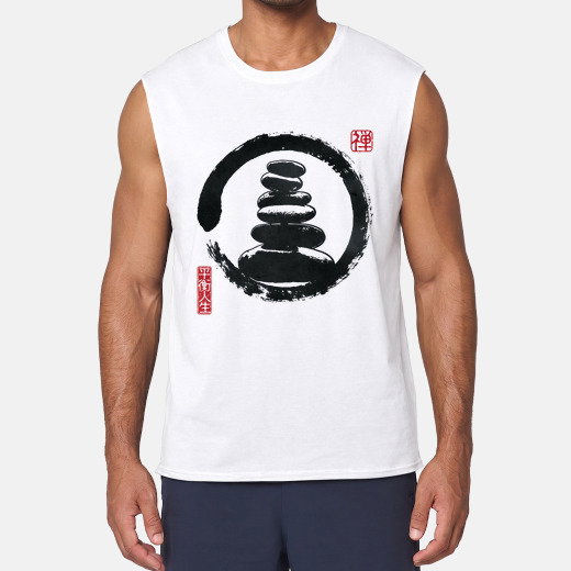 Camiseta life in balance. zen stones | laTostadora