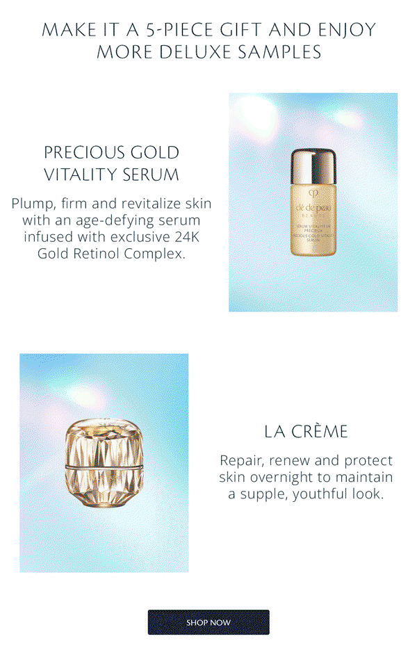 Make It A 5-Piece Gift And Enjoy More Deluxe Samples.