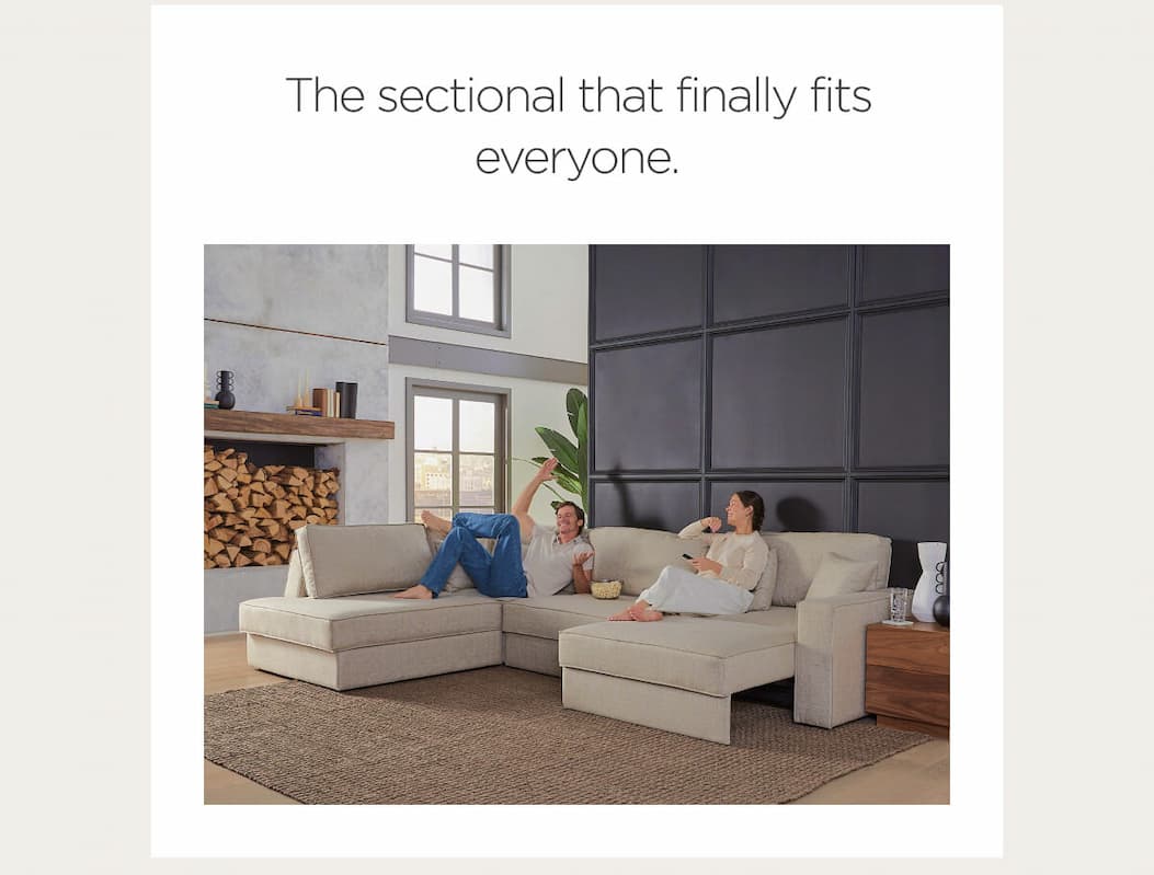 The sectional that finally fits everyone