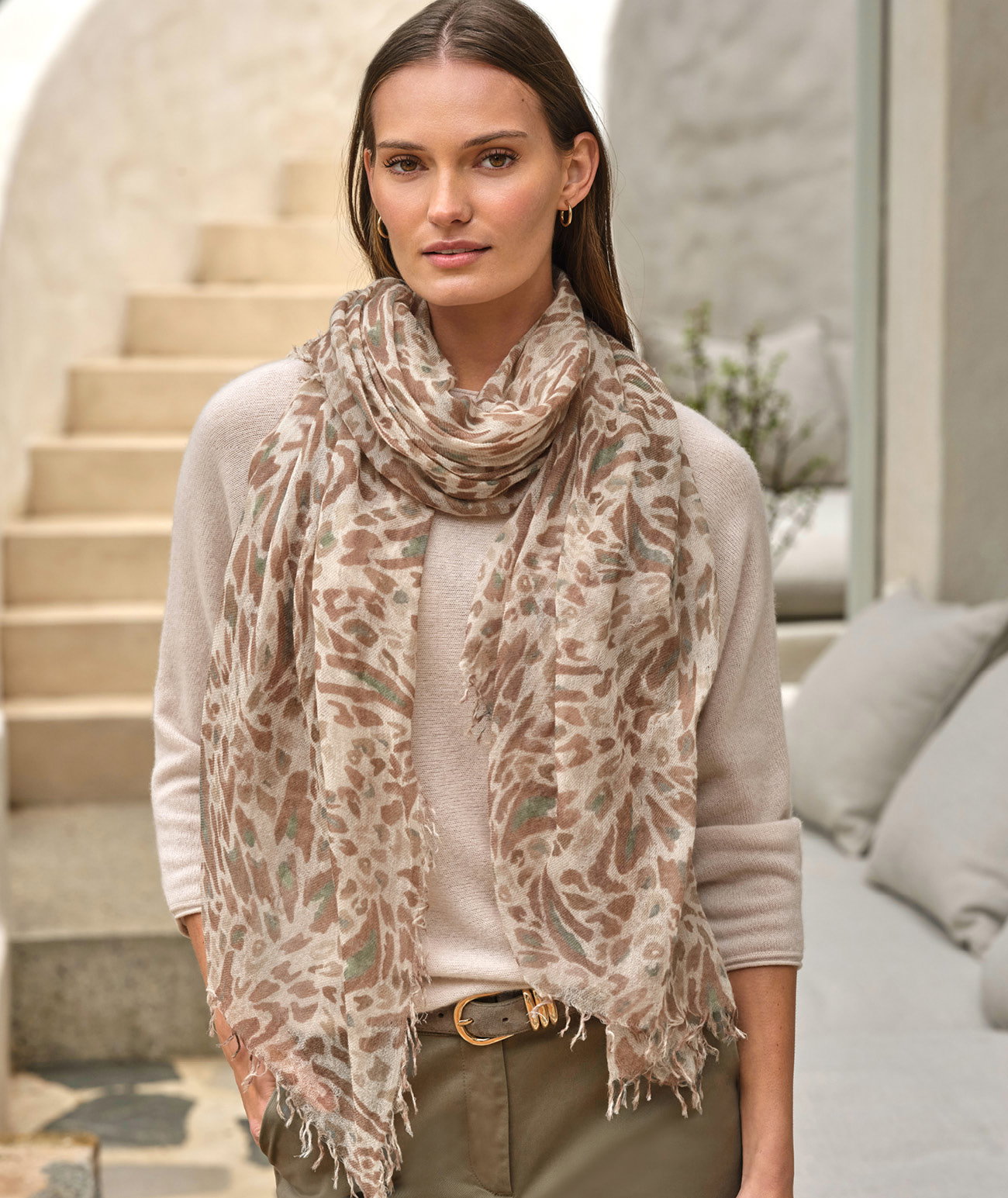 Cashmere Blend Ultrafine Scarf