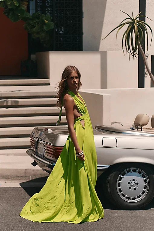 Look Into The Sun Maxi Dress