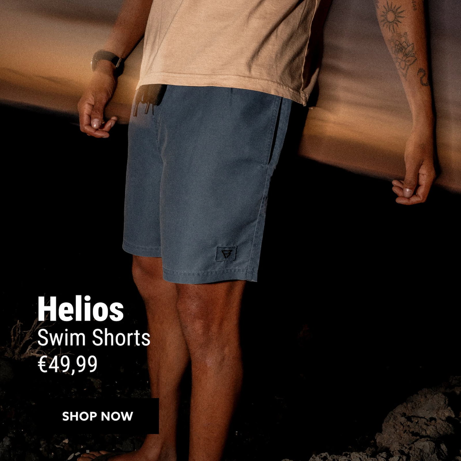 Helios Heren Zwemshort | Indigo Blue