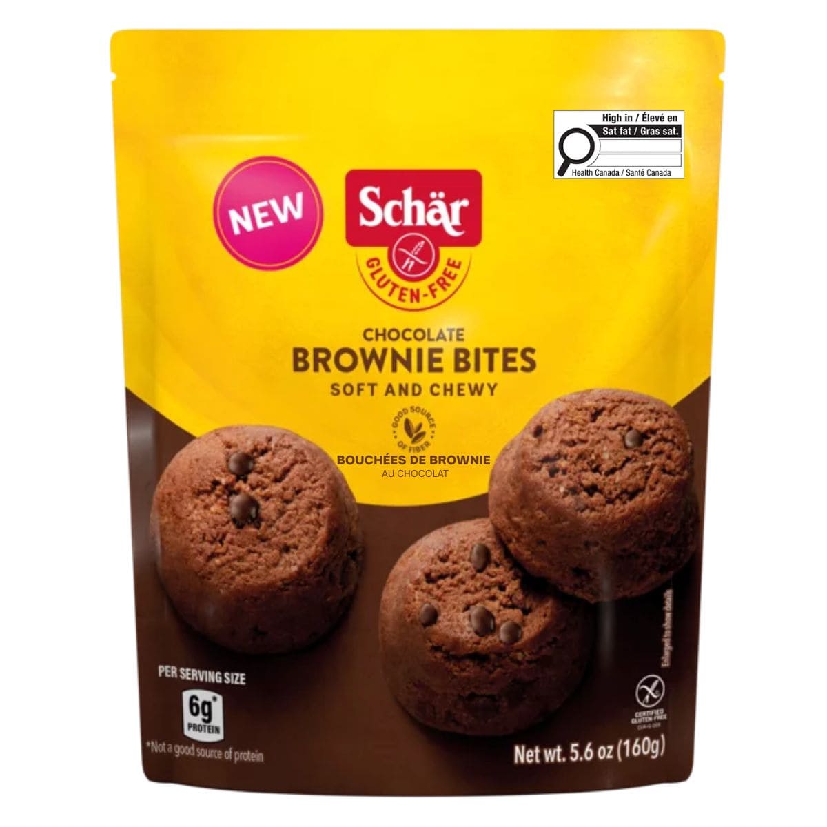 Image of Schär Gluten-Free Chocolate Brownie Bites, 150g