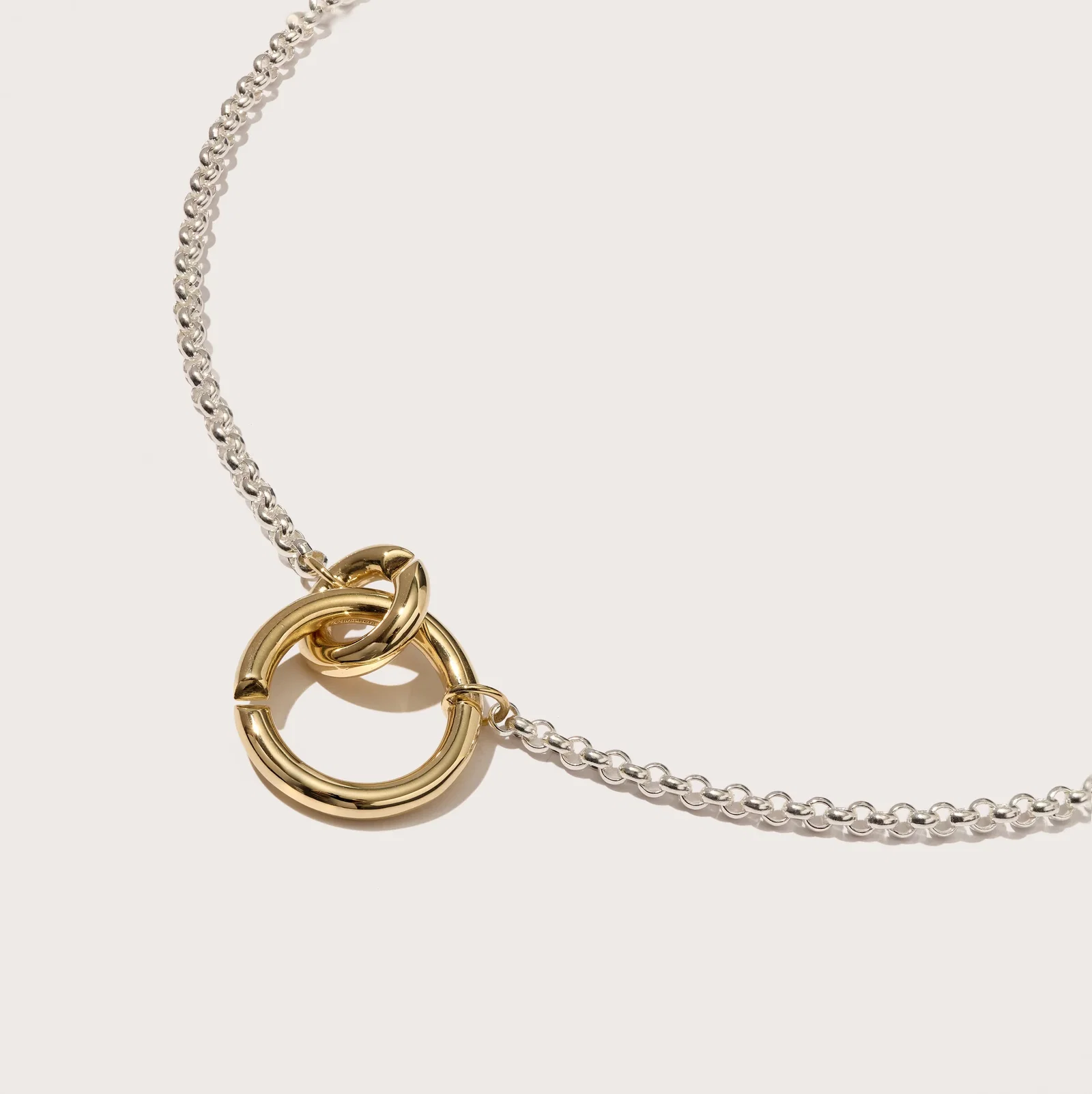 Image of Interlock Pendant Necklace