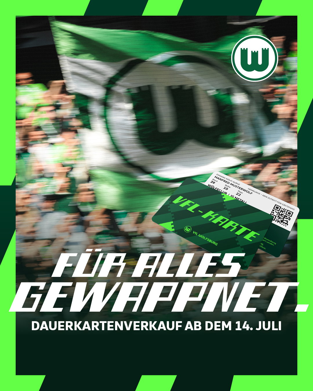 Wichtige Infos zur Dauerkarte und Save the Date.