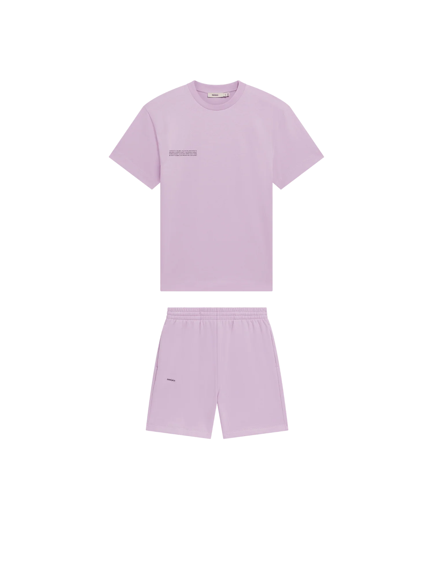 Image of Womens 365 T-shirt and Mid-Length Shorts Bundle—Crocus Purple