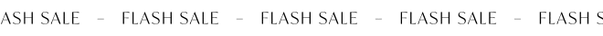 'FLASH SALE' Scrolling Banner