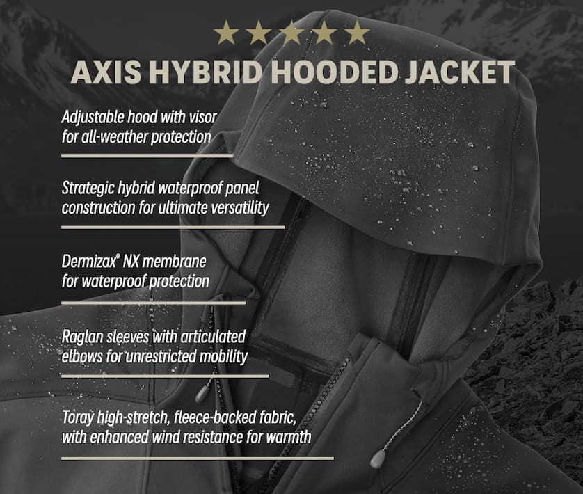 Axis Hybrid Hooded Jacket