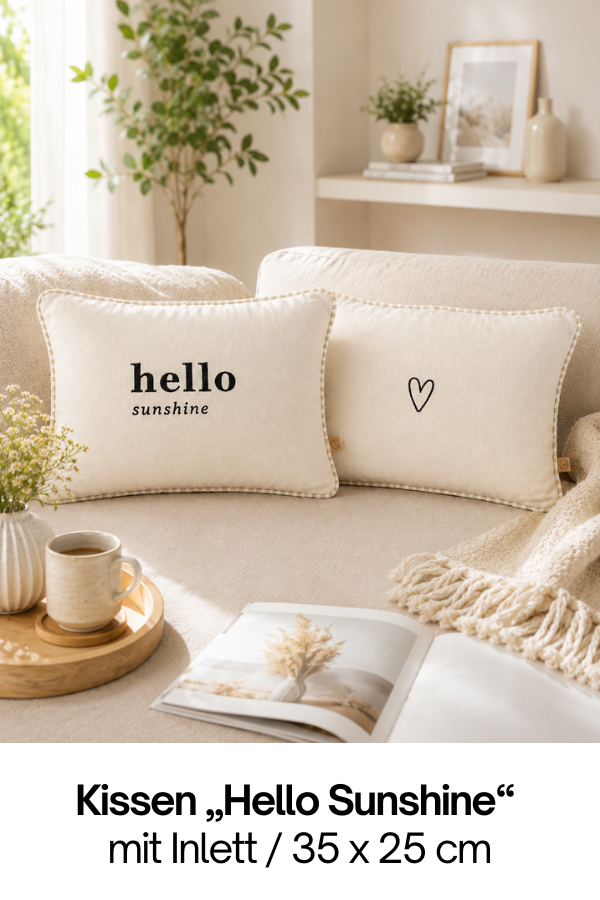 Kissen Hello Sunshine