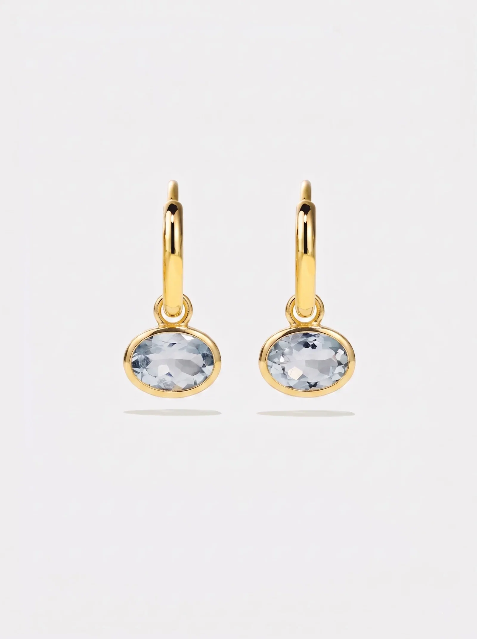 Image of Orbit Hoops - Aquamarine
