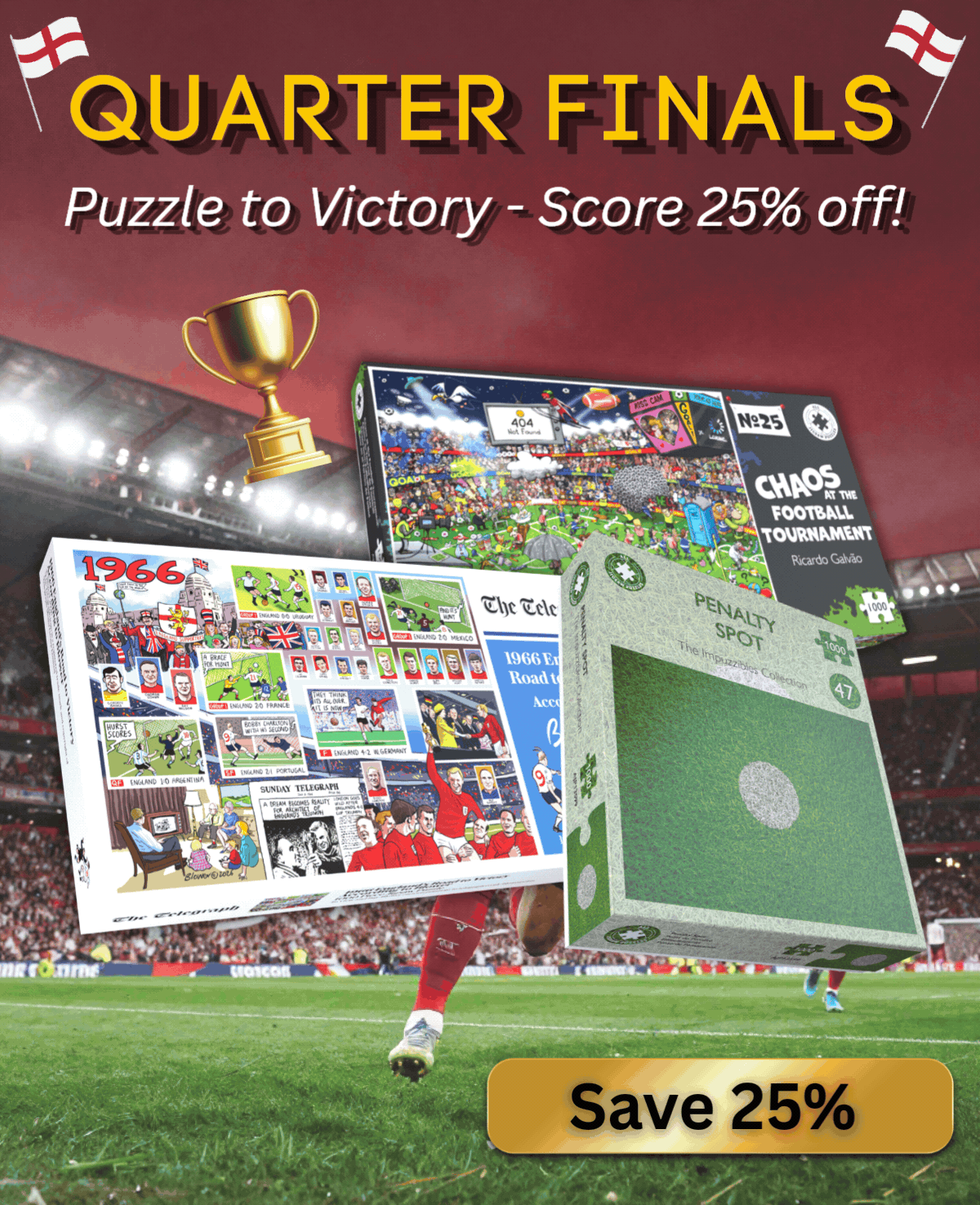 Football fever - champions puzzles have arrived - Score Yours!