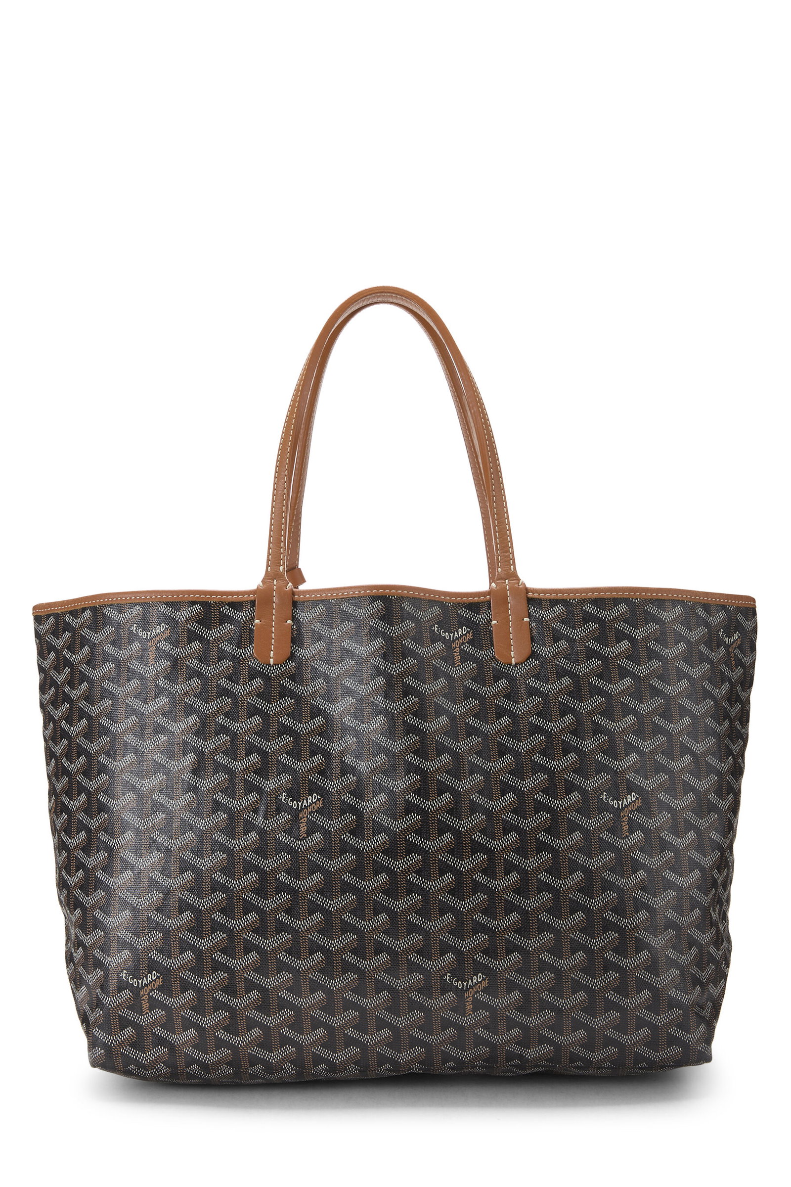 Black Goyardine Canvas Sain...
