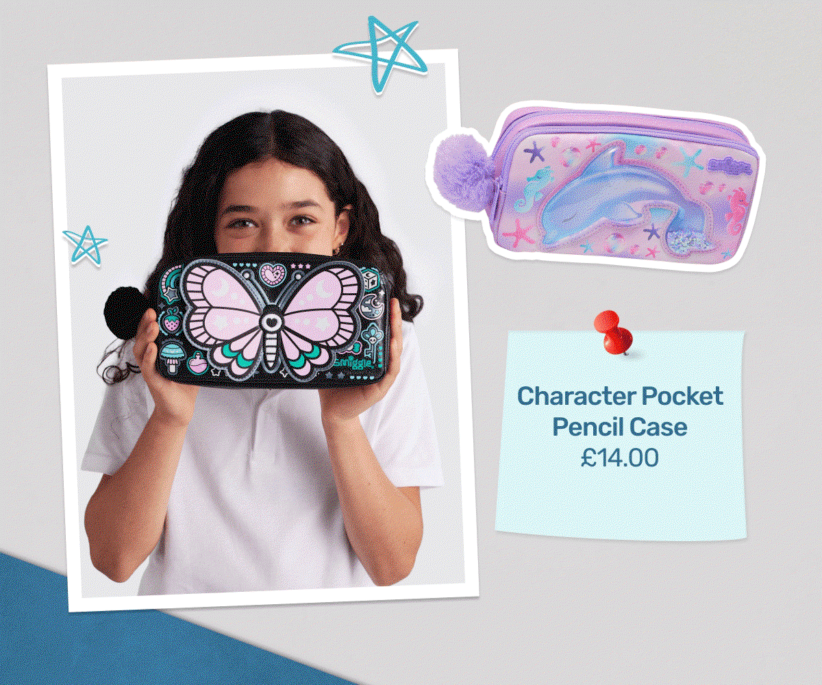 Character Pocket Pencil Case