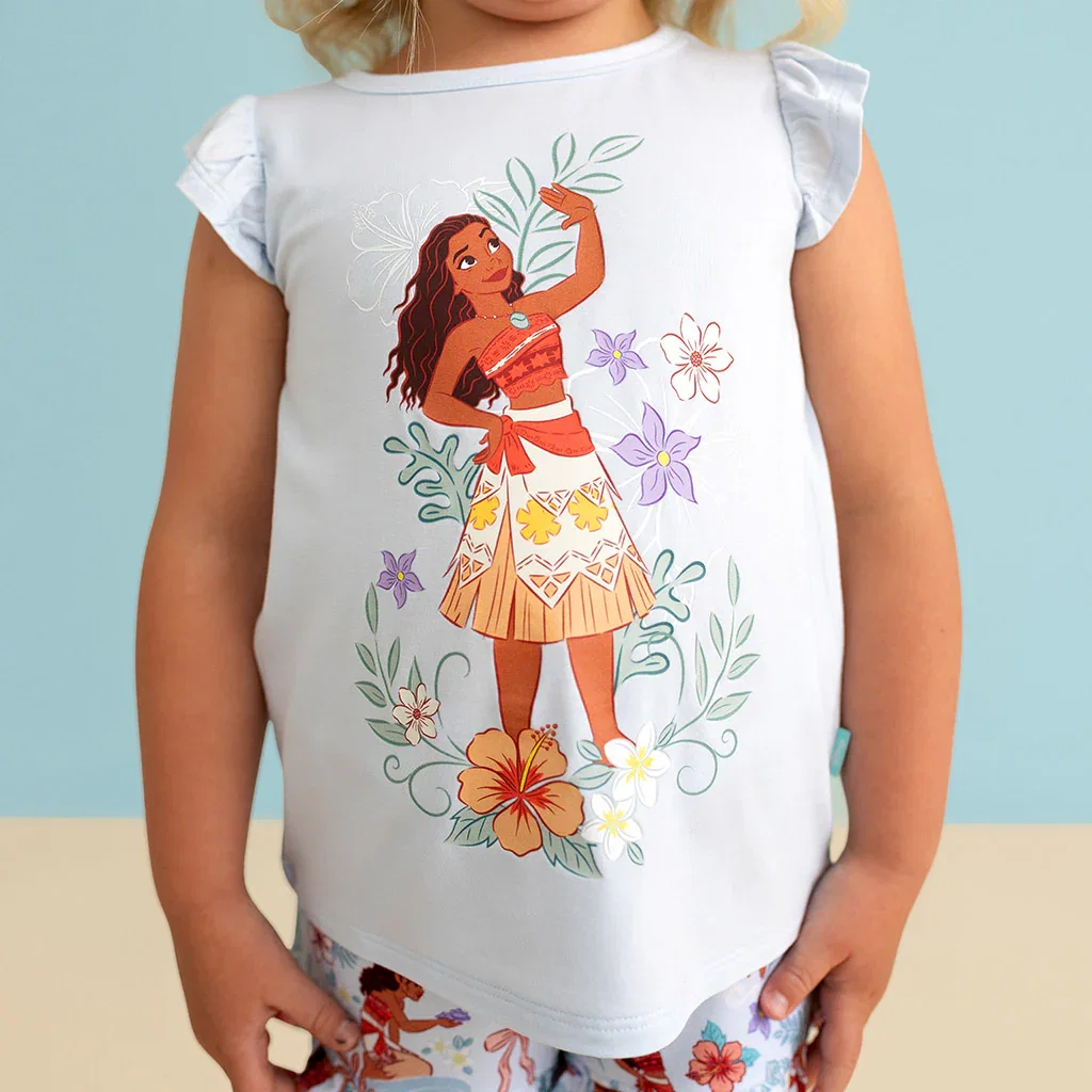 Image of Disney Moana Wayfinder Ruffled Graphic Tee