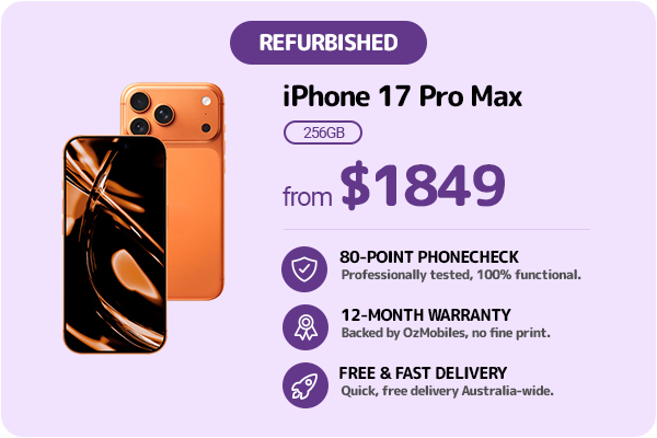 Refurbished iPhone 17 Pro Max 256GB - $1849