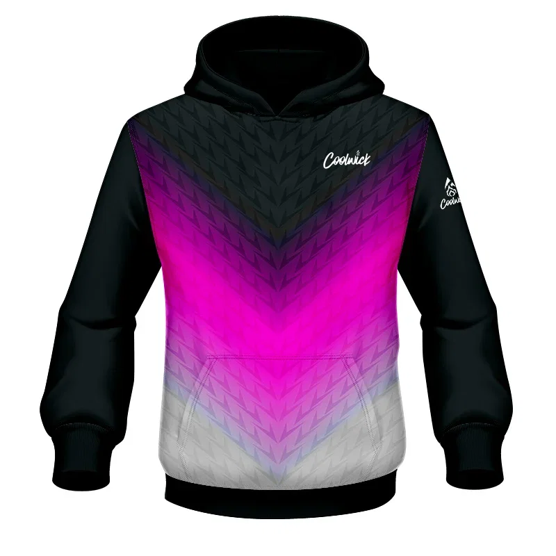 Image of CoolWick Elite Pink Vortex Hoodie