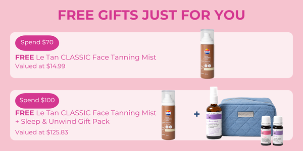 FREE GIFTS WHEN YOU SPEND $100