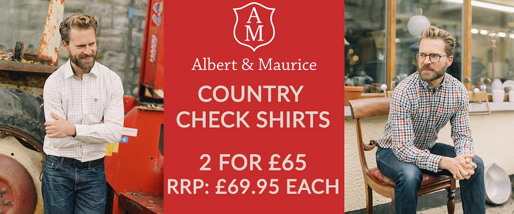Shop Albert & Maurice Shirts 2 for £65