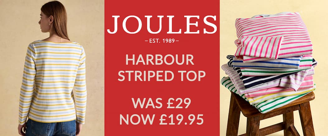 Shop Joules Harbour Top in our Summer Sale