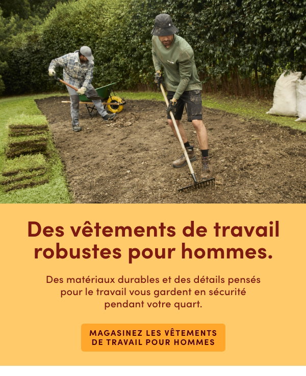 Chaque côté de l’été - À chaque quart d'été - Vêtements de travail pour hommes