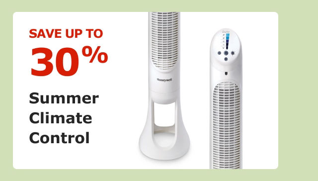 Save up to 30% on Summer Climate Control.
