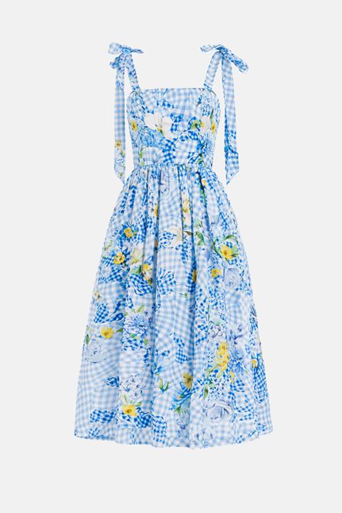 Iris Dress Fleur Blueberry