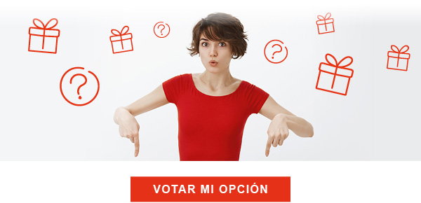 Vota aquí qué regalo quieres en nuestras promos